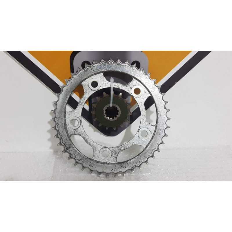 Front & Rear Sprockets Honda CBF 600 NA - HORNET - PC 38F - 2005 