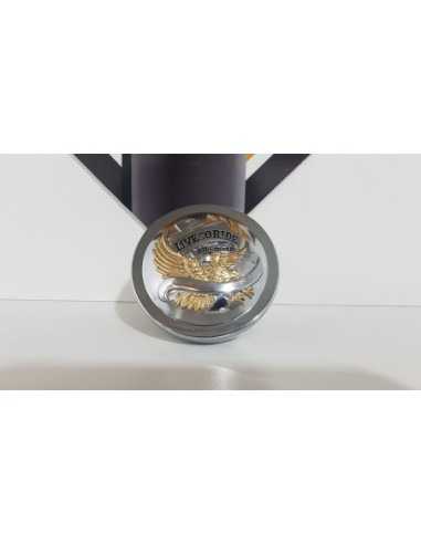 Fuel Tank Gas Cap - Live To Ride - Ride To Live Harley Davisdon FAT BOY - FLSTF - 2003 