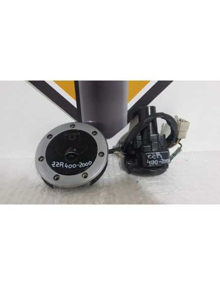 Ignition & Key & Fuel Tank Gas Cap Kawasaki ZZR 400 - 2000 