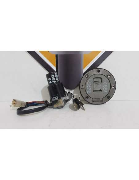 Ignition With Key And Fuel Fill Cap Yamaha FZ 750 GENESIS 1992, 3LD825010000 4FM246022000