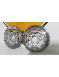 Front Brake Disc Rotors Yamaha FZR 600 3HE 1990, 4HM2581T1100 2