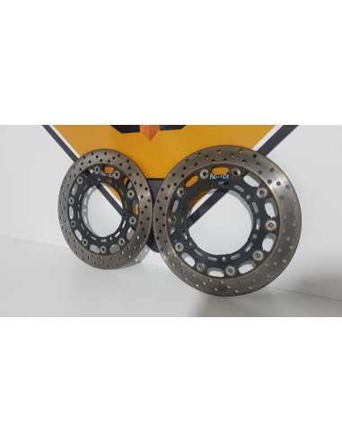 Front Brake Disc Rotors Yamaha YZF 600 R6 5EB 2000, 4SV2581T0100