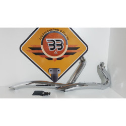 Exhaust System Chrome Vance & Hince Big Radius 2-2 Harley Davisdon FAT BOY - FLSTF - 2003 2