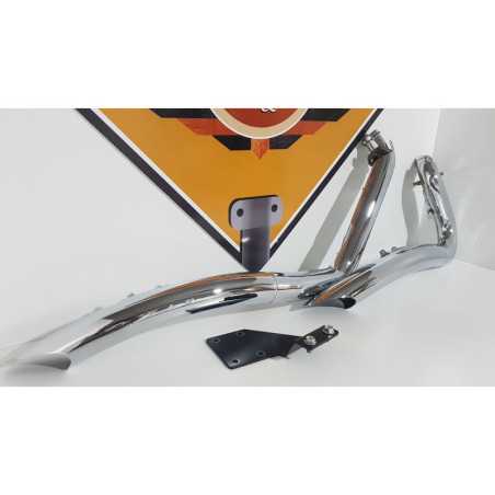 Exhaust System Chrome Vance & Hince Big Radius 2-2 Harley Davisdon FAT BOY - FLSTF - 2003 