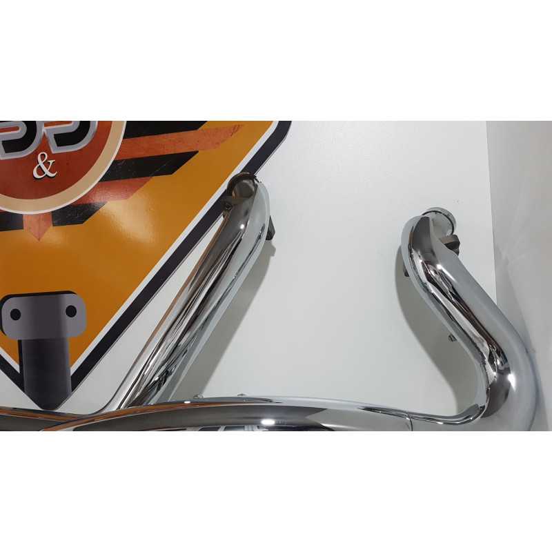 Exhaust System Chrome Vance & Hince Big Radius 2-2 Harley Davisdon FAT BOY - FLSTF - 2003 