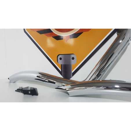 Exhaust System Chrome Vance & Hince Big Radius 2-2 Harley Davisdon FAT BOY - FLSTF - 2003 