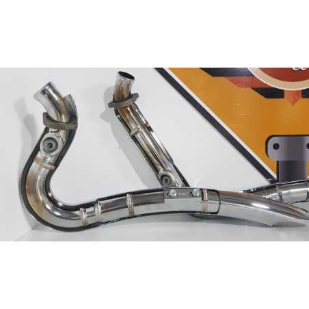 Exhaust System Chrome Vance & Hince Big Radius 2-2 Harley Davisdon FAT BOY - FLSTF - 2003 
