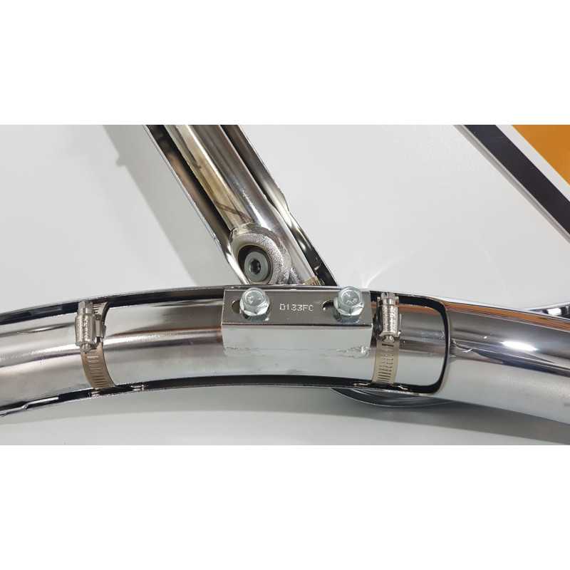 Exhaust System Chrome Vance & Hince Big Radius 2-2 Harley Davisdon FAT BOY - FLSTF - 2003 
