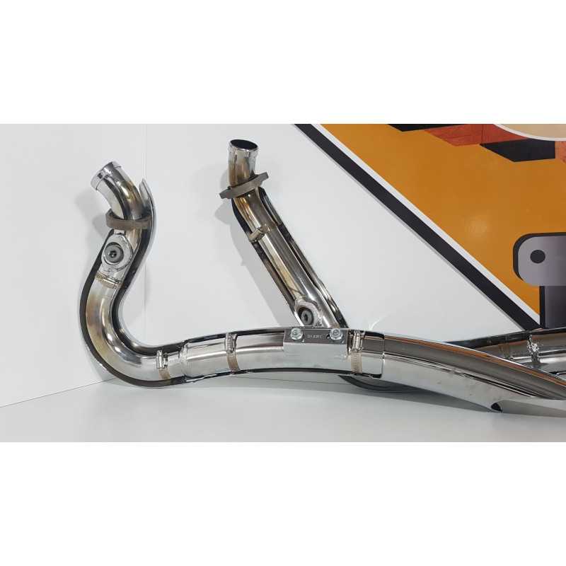 Exhaust System Chrome Vance & Hince Big Radius 2-2 Harley Davisdon FAT BOY - FLSTF - 2003 