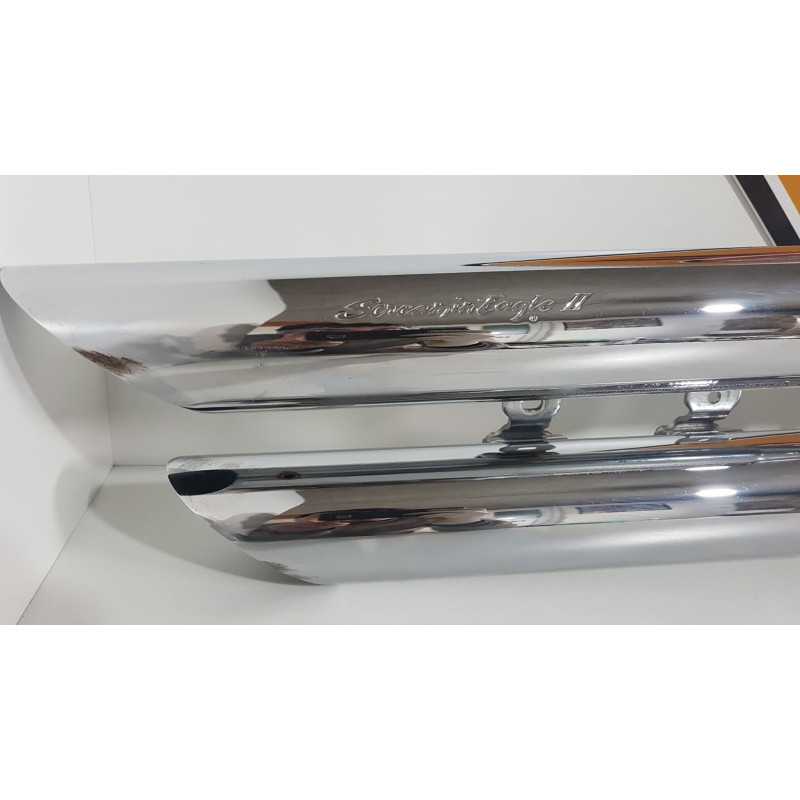 Exhaust System Chrome Screaming Eagle II Harley Davisdon FAT BOY - FLSTF - 2003 