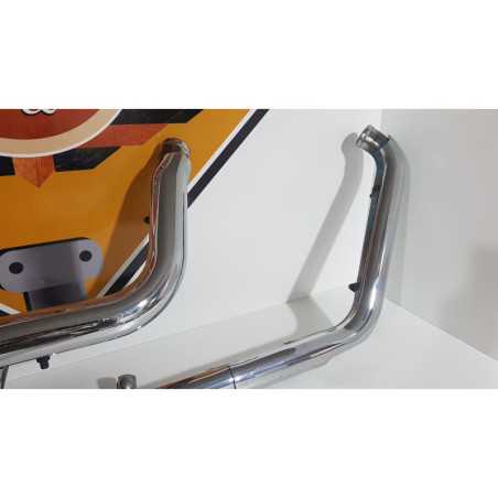 Exhaust System Chrome Screaming Eagle II Harley Davisdon FAT BOY - FLSTF - 2003 