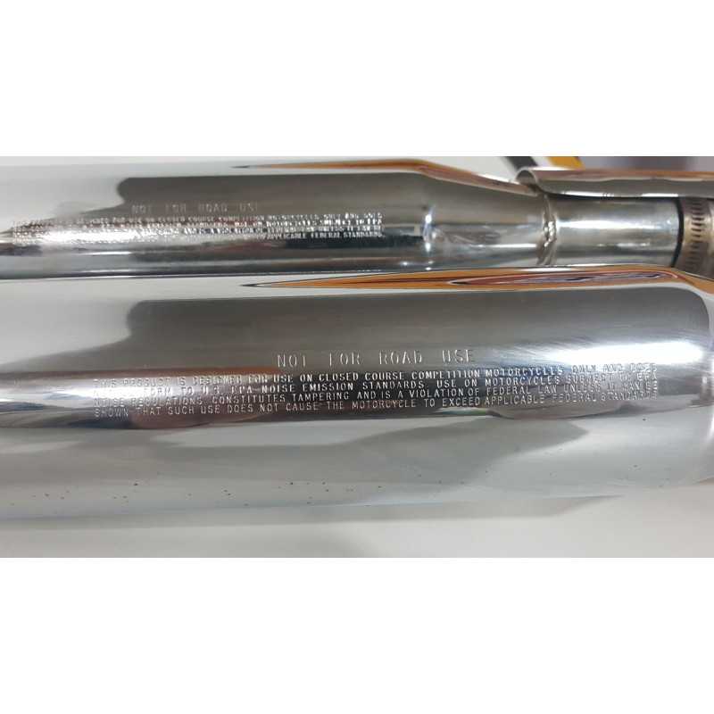 Exhaust System Chrome Screaming Eagle II Harley Davisdon FAT BOY - FLSTF - 2003 