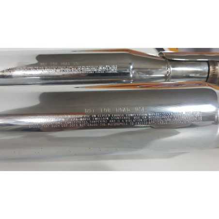 Exhaust System Chrome Screaming Eagle II Harley Davisdon FAT BOY - FLSTF - 2003 