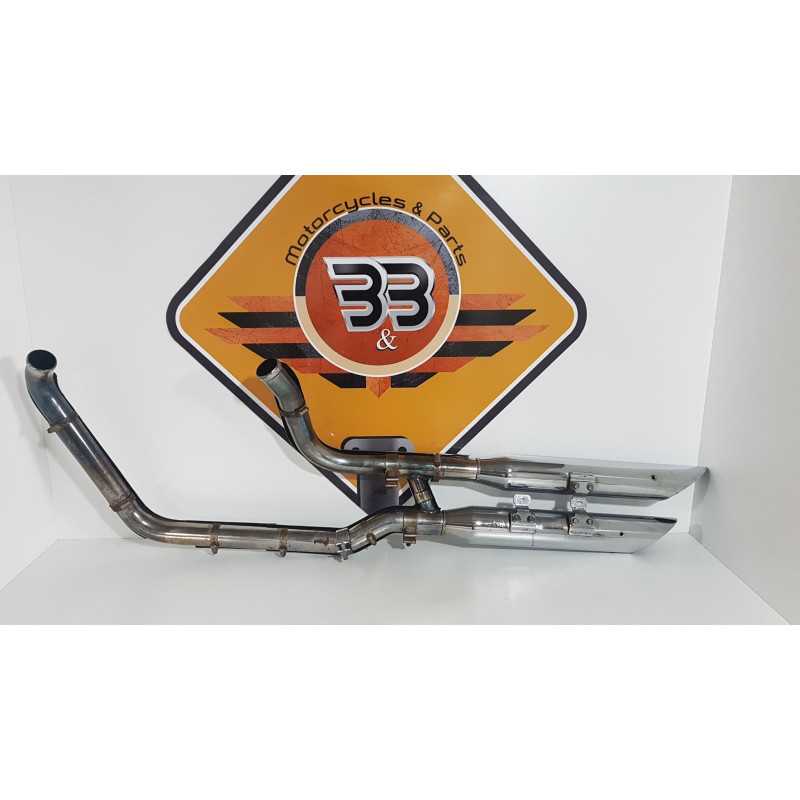 Exhaust System Chrome Screaming Eagle II Harley Davisdon FAT BOY - FLSTF - 2003 