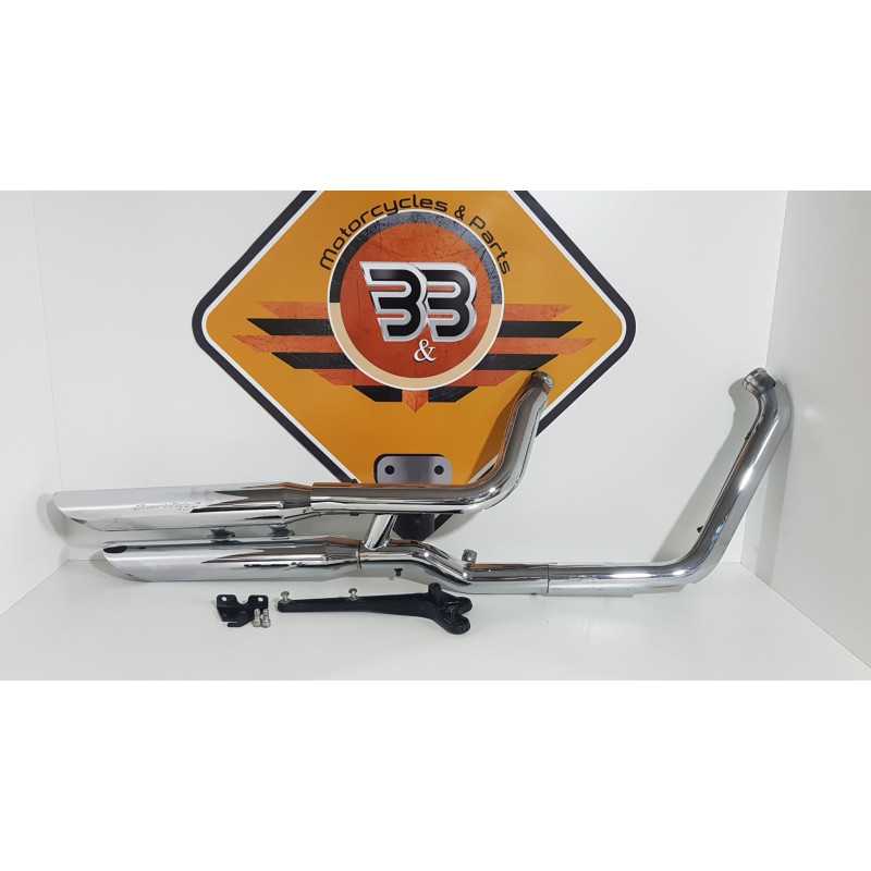 Exhaust System Chrome Screaming Eagle II Harley Davisdon FAT BOY - FLSTF - 2003 