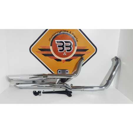 Exhaust System Chrome Screaming Eagle II Harley Davisdon FAT BOY - FLSTF - 2003 