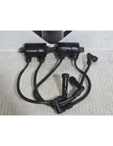 Ignition Coil With Coil Plugs Kawasaki Vulcan VN 700A 1984, 211211125 211211124