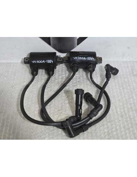 Ignition Coil With Coil Plugs Kawasaki Vulcan VN 700A 1984, 211211125 211211124