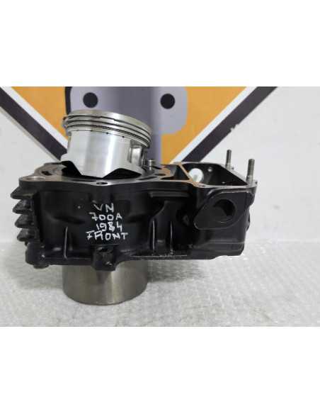 Front Cylinder And Piston Kawasaki Vulcan VN 700A 1984, 110051456 130011214