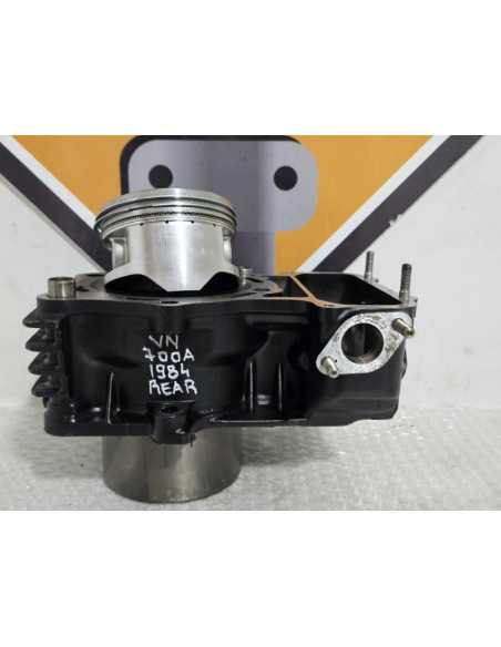 Rear Cylinder And Piston Kawasaki Vulcan VN 700A 1984, 110051458 130011214