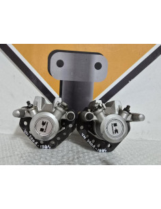 Front Brake Calipers Kawasaki Vulcan VN 700A 1984, 430411349 430411348 2