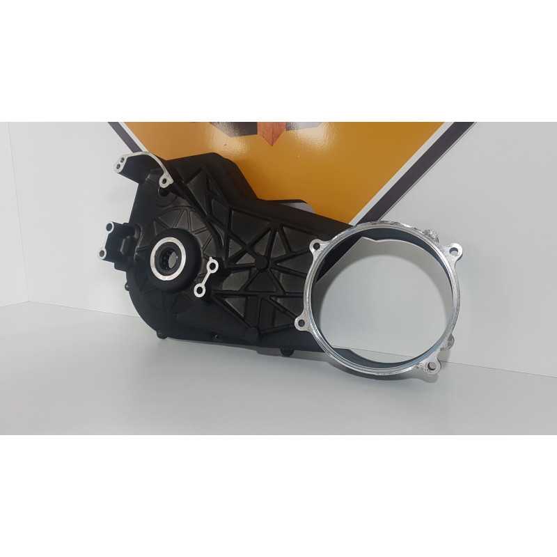 Capac Stanga Motor - Textura Neagra Harley Davidson Fat Boy - FLSTF - 2003 