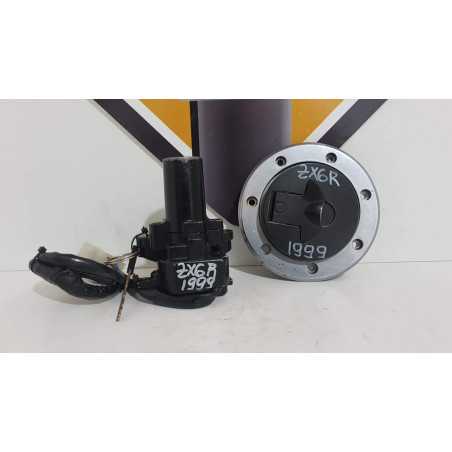 Ignition & Key & Fuel Fill Cap Kawasaki Ninja ZX6R - 1999 